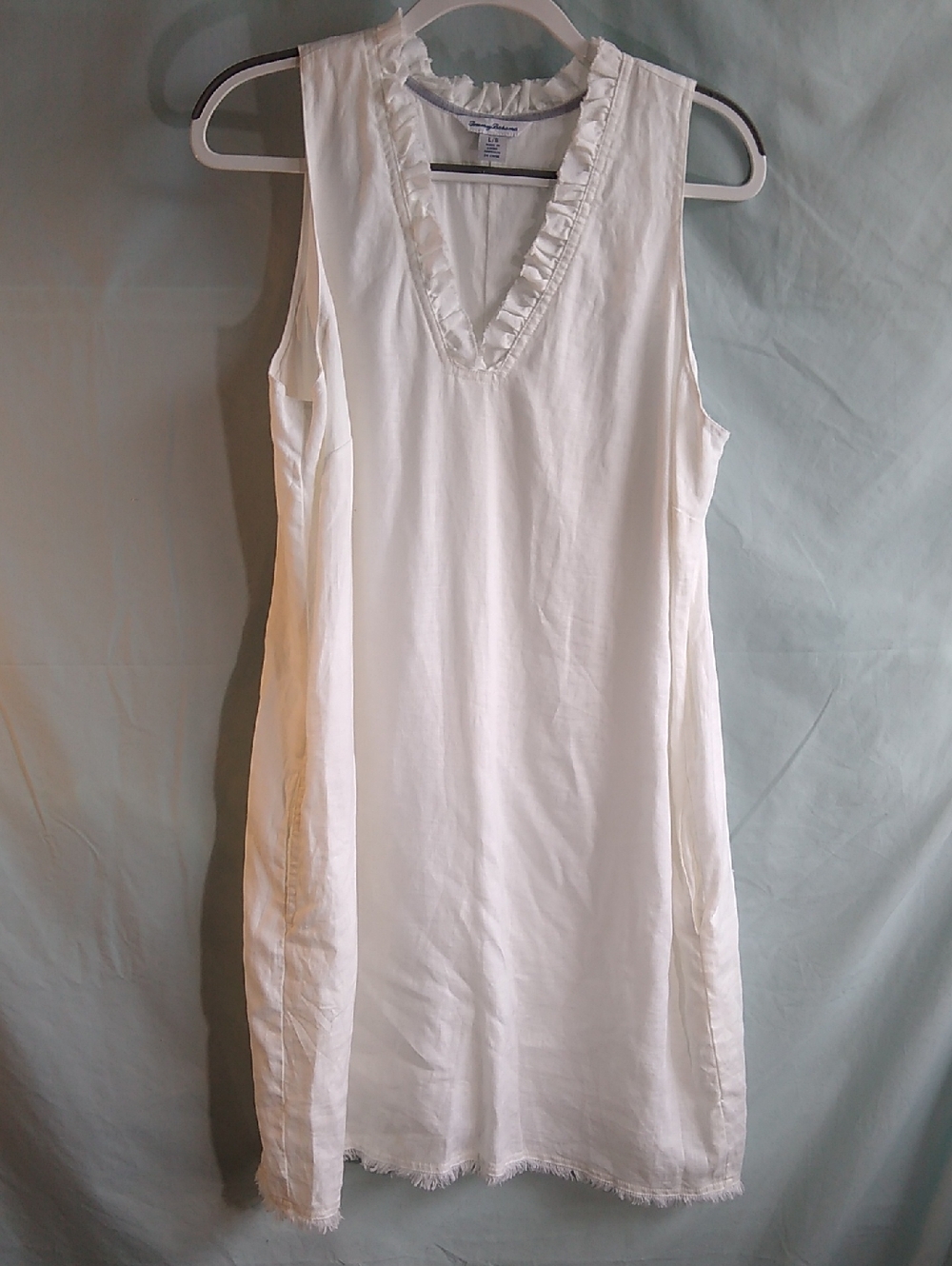 Vacation-Ready!  NWOT Tommy Bahama L 100% linen summer dress
